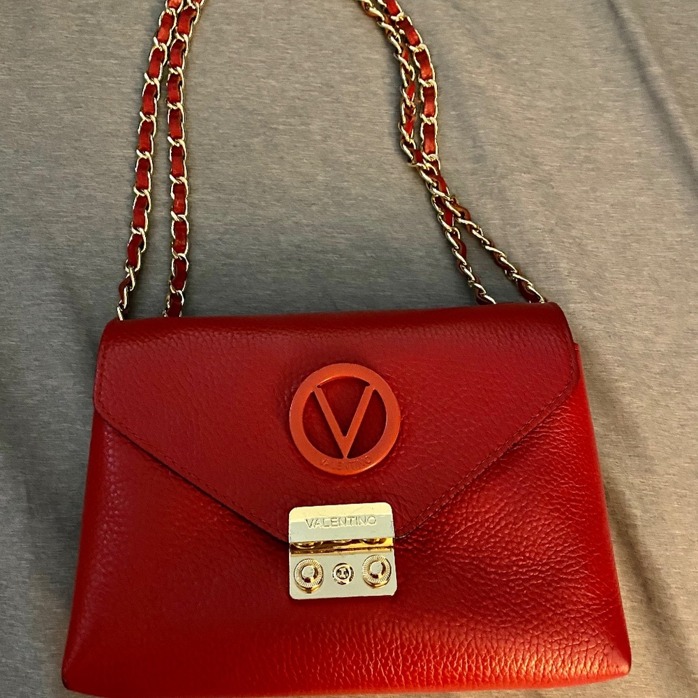 Valentino red shoulder bag